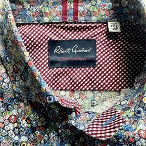 Men’s Robert Graham Long Sleeve Button Down Shirt - 3XL
